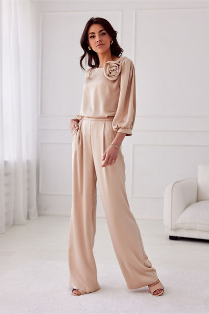 Pantalon Elmaya beige 2 | Zachoo