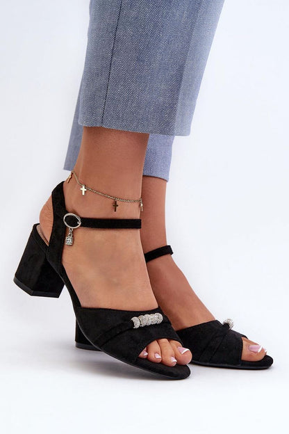 Sandales à talons Élégance Libre noir | Zachoo