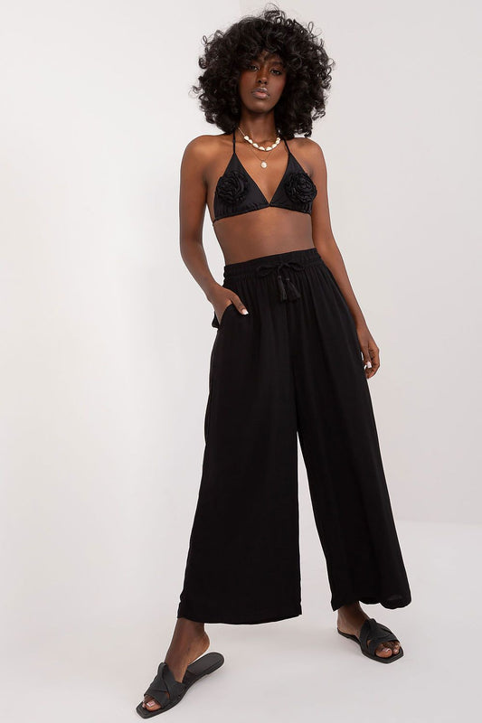 Pantalon femme FlowPantalon noir | Zachoo