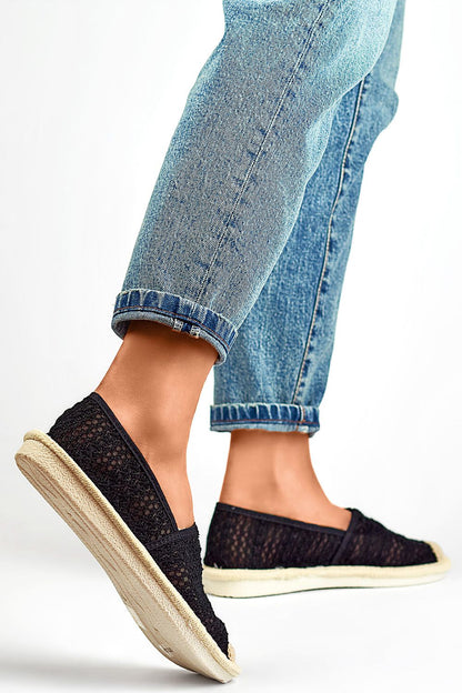Espadrille légère et confortable en tissu pour femmes.