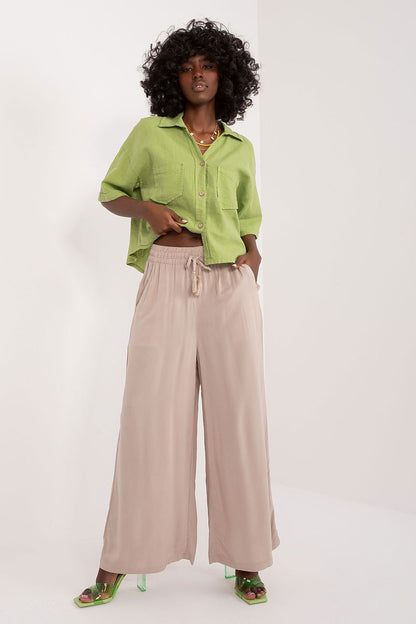 Pantalon femme FlowPantalon beige | Zachoo