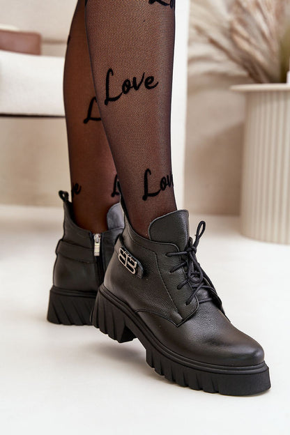 Bottes femme en cuir naturel – Feltoria | Zachoo