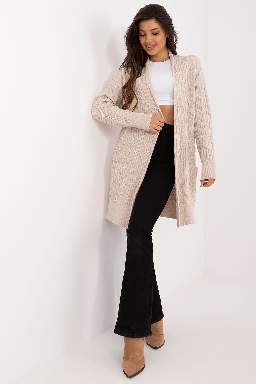 Cardigan SoftEase beige universelle | Zachoo