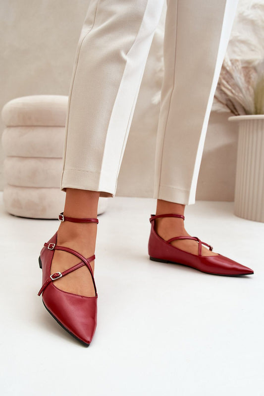 Ballerines élégantes avec sangle réglable pour un ajustement parfait