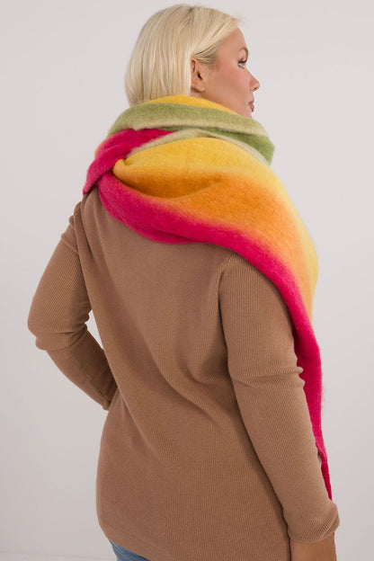 Écharpe femme en polyester avec pompons – Liora | Zachoo