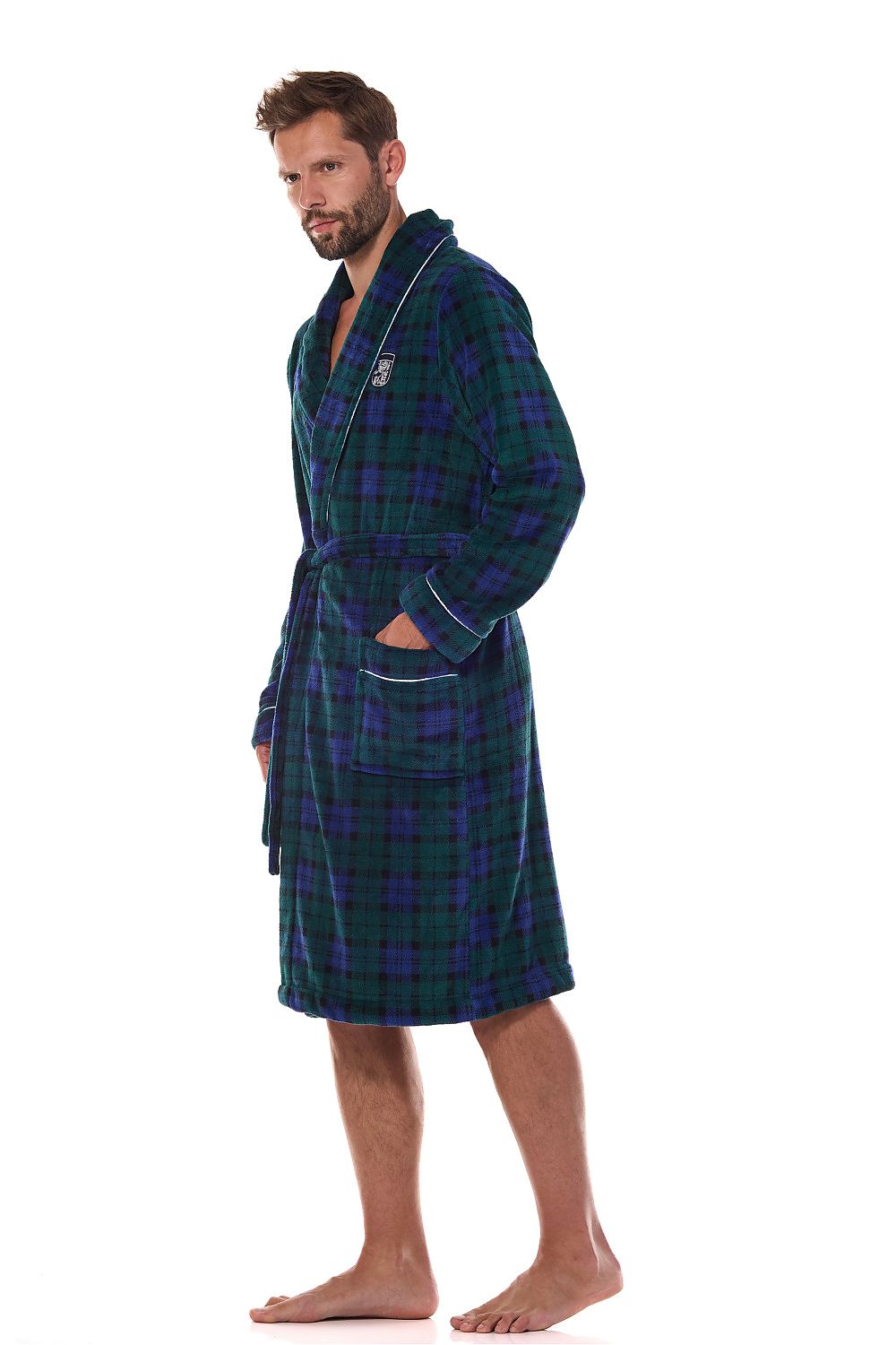 Peignoir homme Calvenor imprimé | Zachoo