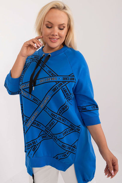 Chemisier grande taille Sarnelle bleu universelle | Zachoo