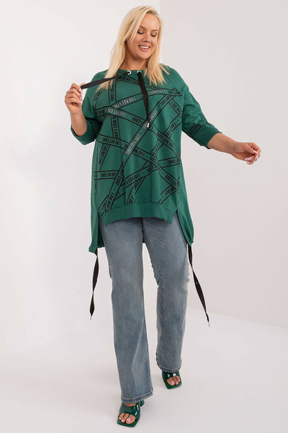 Chemisier grande taille Sarnelle vert universelle | Zachoo