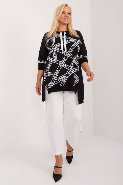 Chemisier grande taille Sarnelle noir universelle | Zachoo