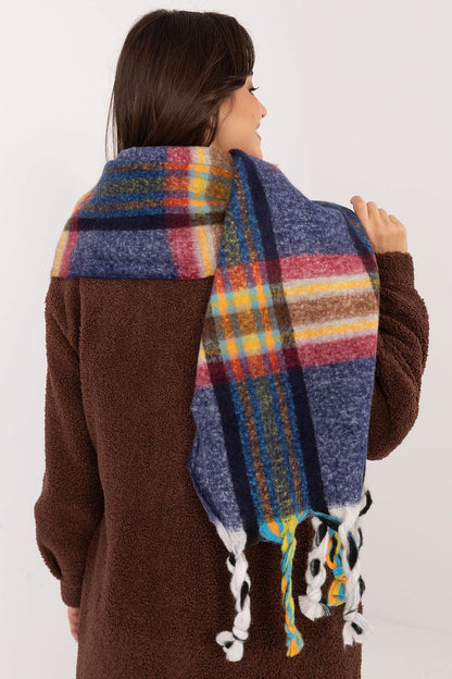 Foulard femme en polyester à carreaux – Amelya | Zachoo