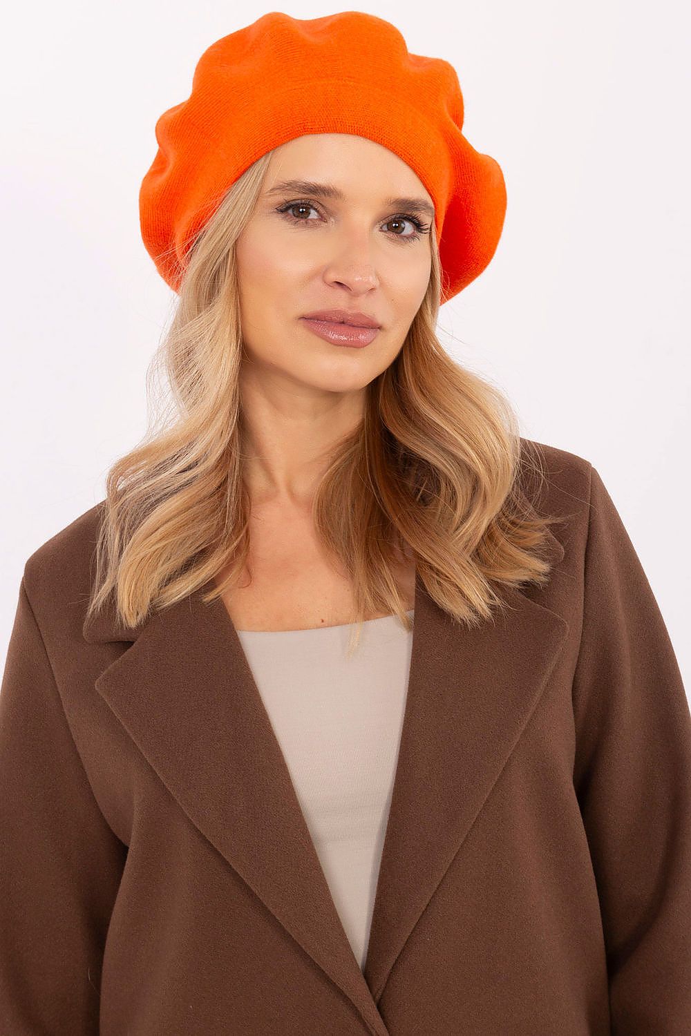 Béret Montera Cachemire orange 2 universelle | Zachoo