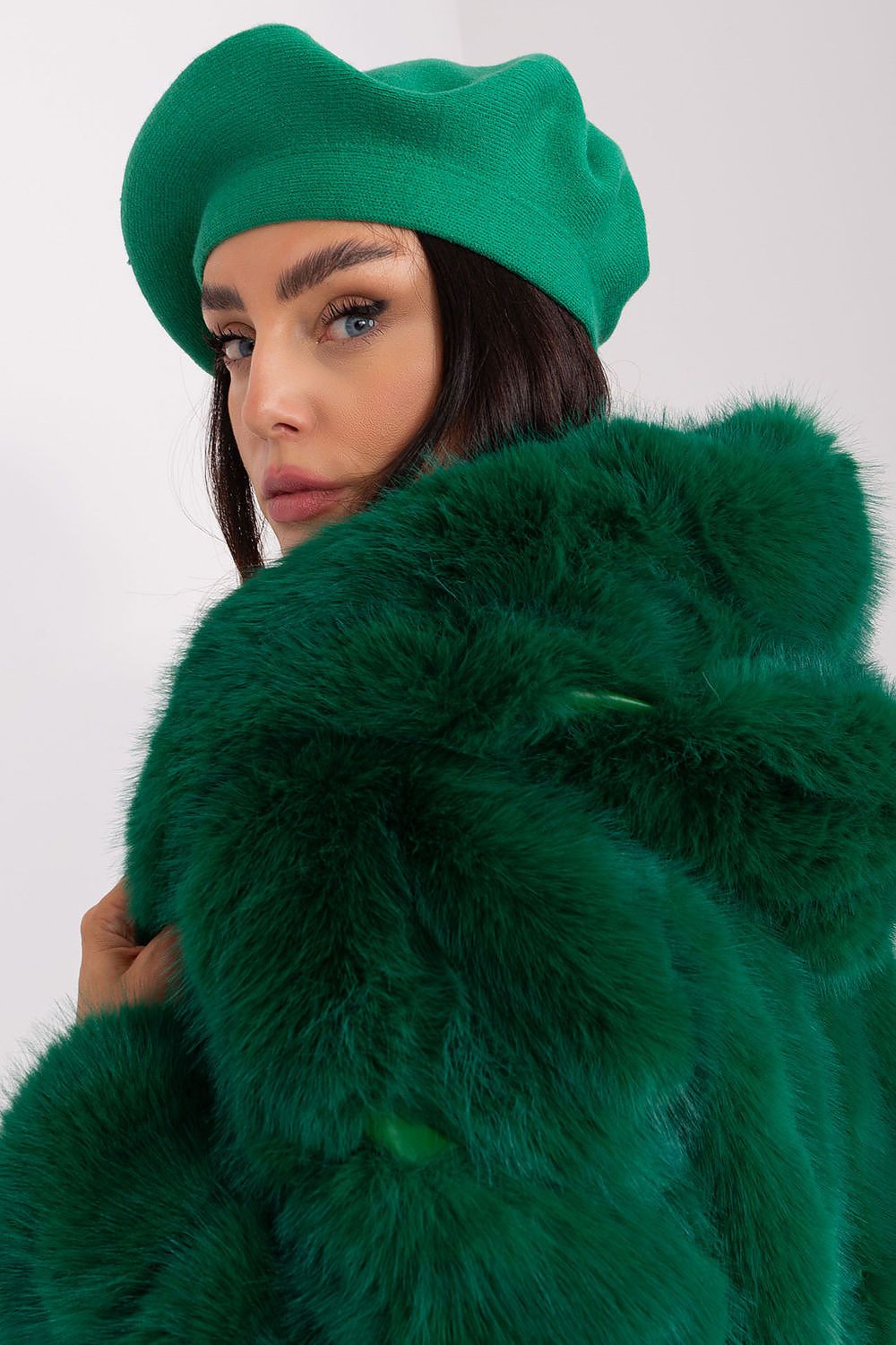 Béret Montera Cachemire vert 2 universelle | Zachoo
