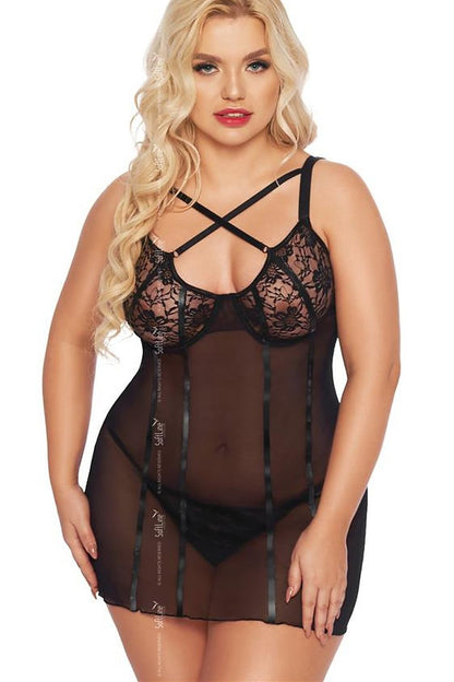 Ensemble de lingerie Sylaris noir | Zachoo