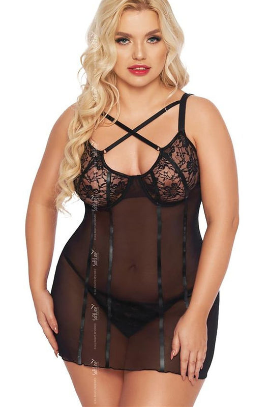 Ensemble de lingerie Sylaris noir | Zachoo