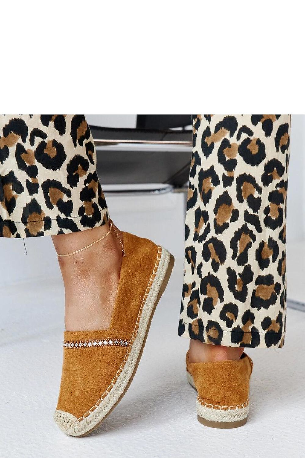 Espadrilles légères et élégantes avec semelle en corde naturelle
