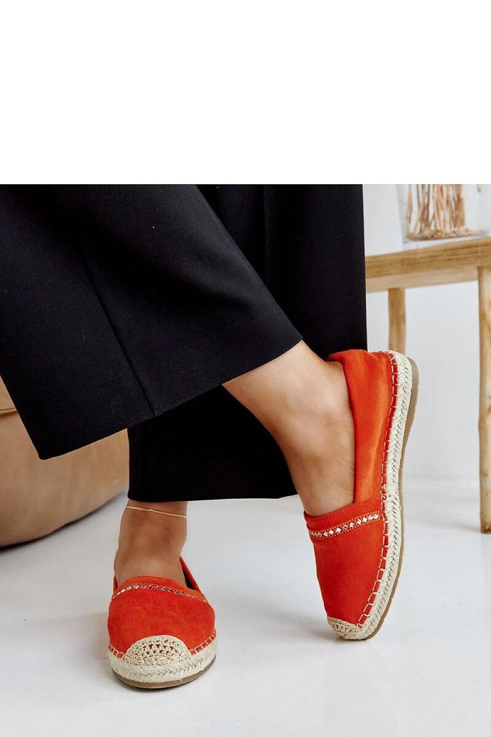 Espadrilles légères et élégantes avec semelle en corde naturelle