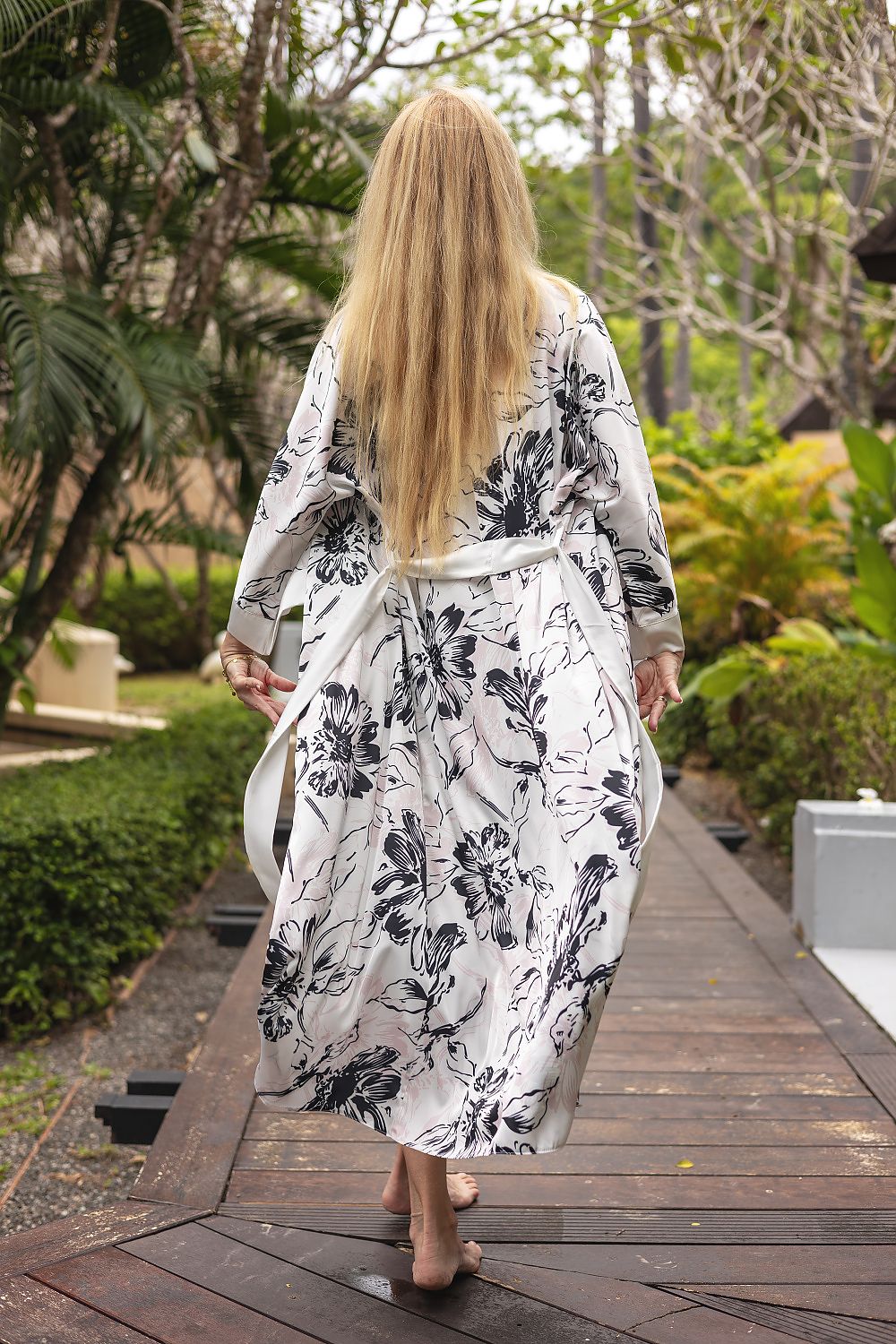 Peignoir Fleur Éloignée | Zachoo
