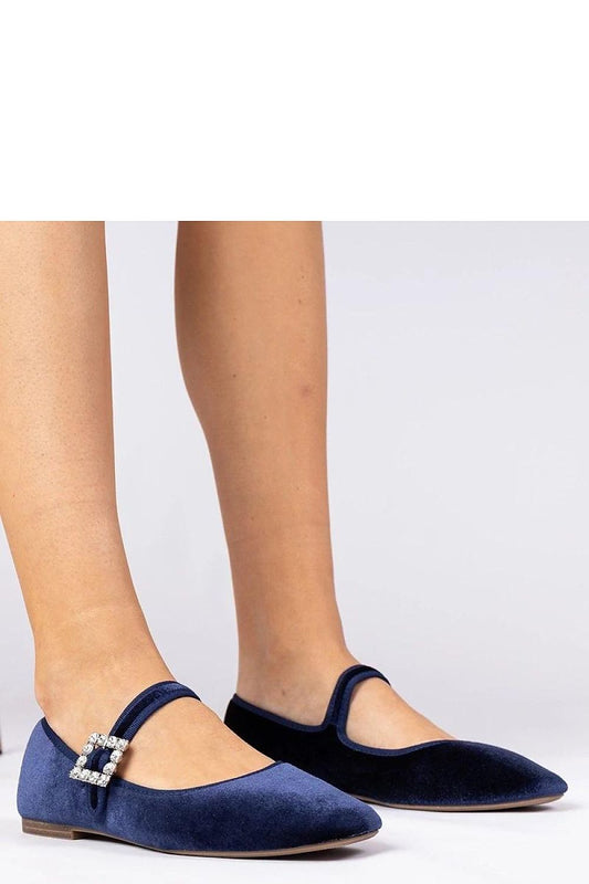 allerines en velours avec boucle Kvitta, confortables et élégantes.