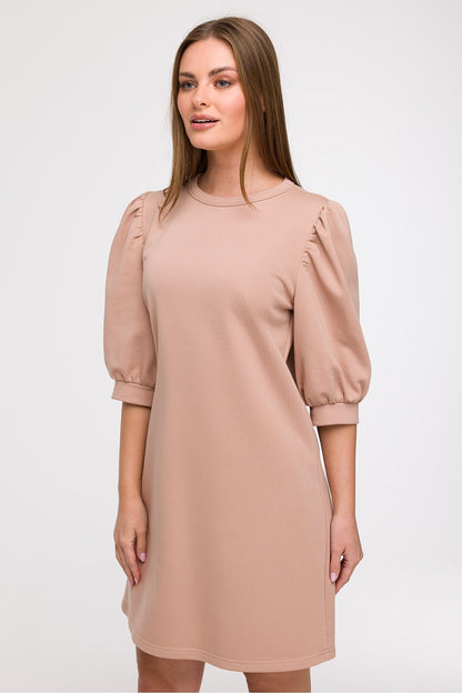 Robe de jour Lisière Mobile beige 2 | Zachoo