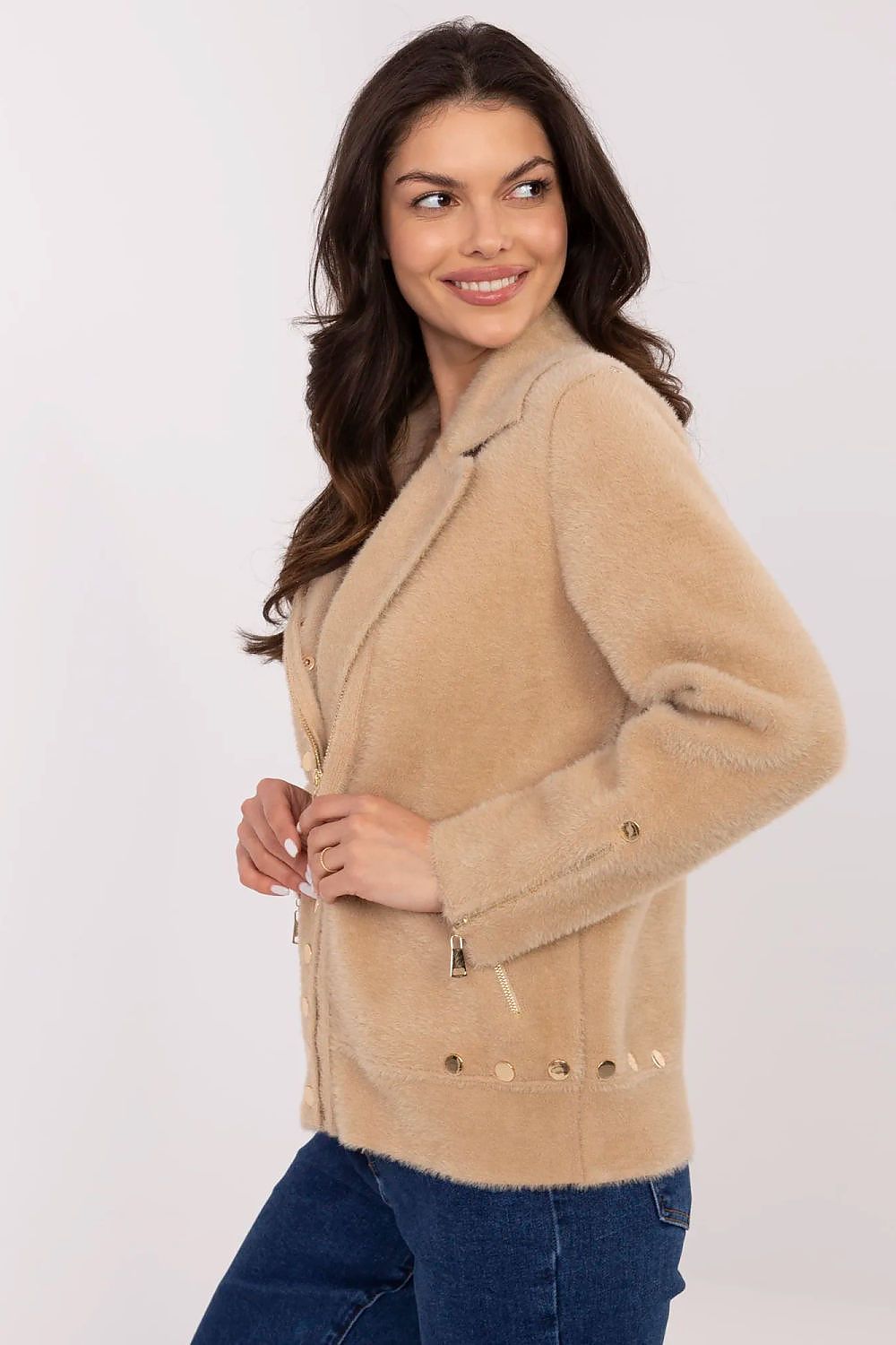 Veste fluide col montant femme – Veste Éclipse | Zachoo