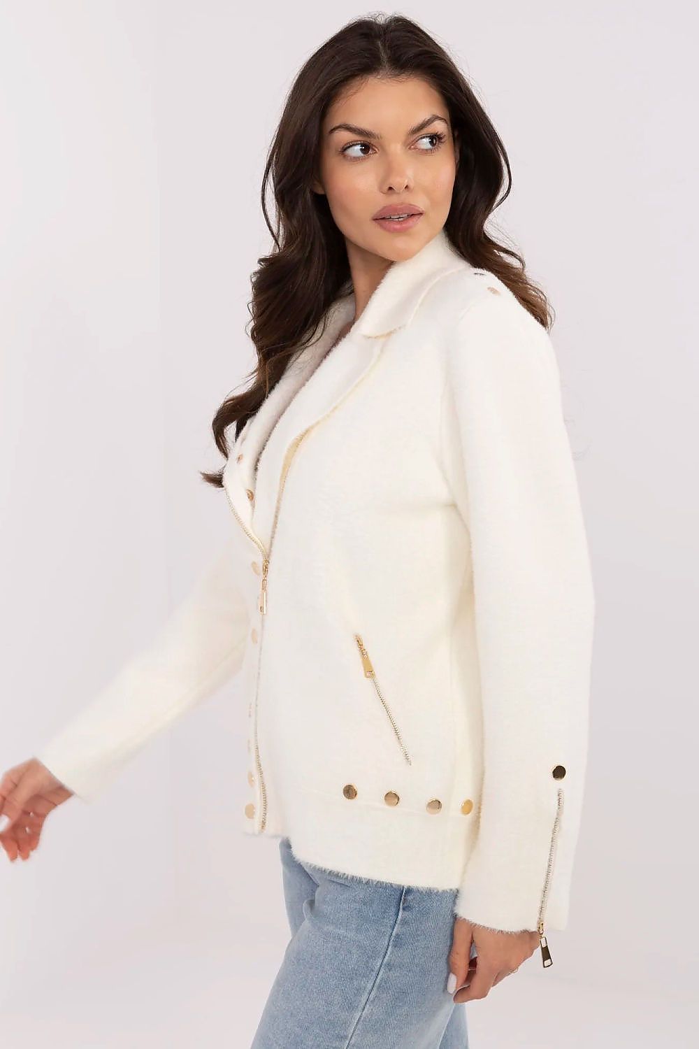 Veste fluide col montant femme – Veste Éclipse | Zachoo