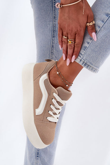 Chaussures de sport SolveraMonture beige | Zachoo