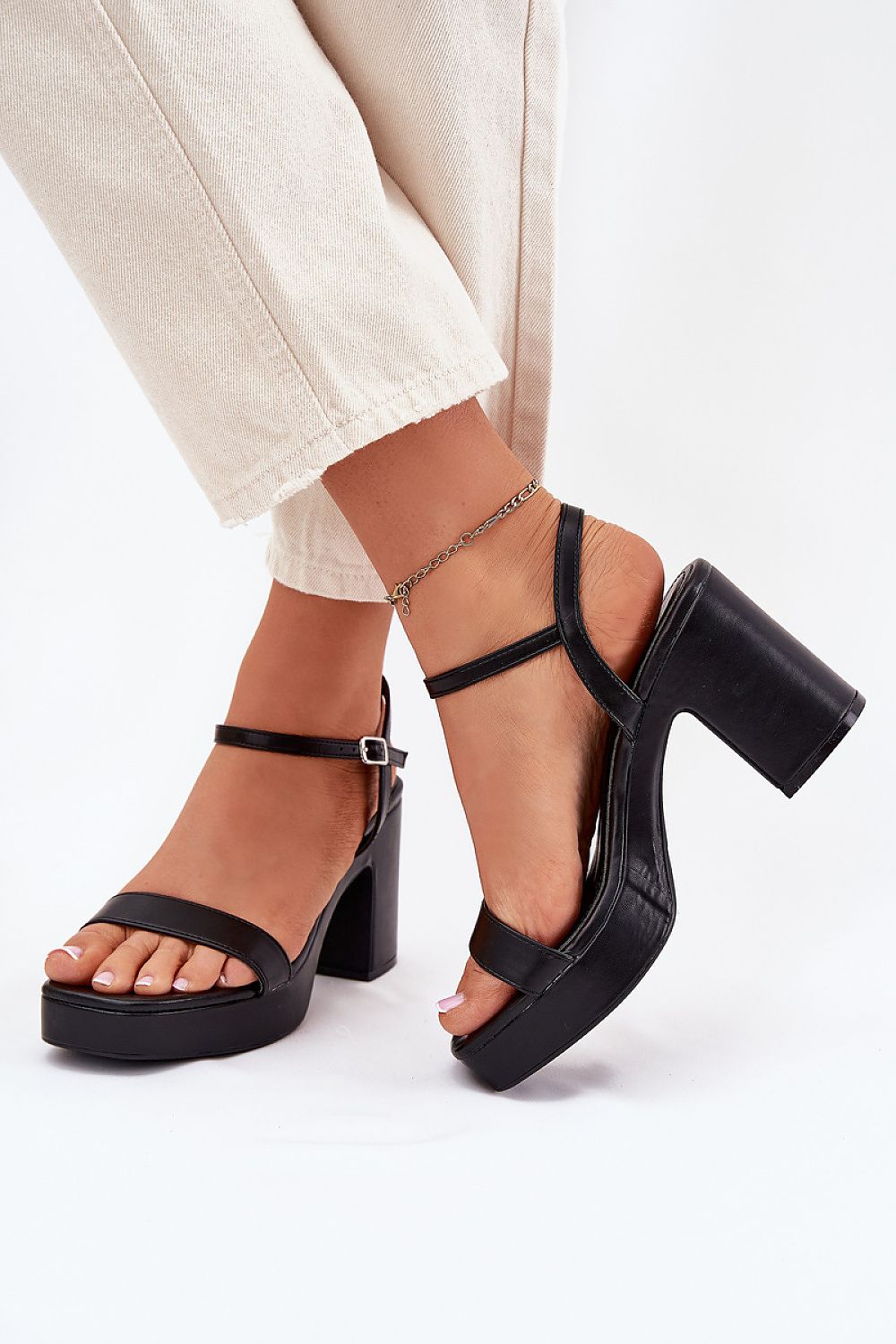 Sandales à talons Kireya Grace noir | Zachoo