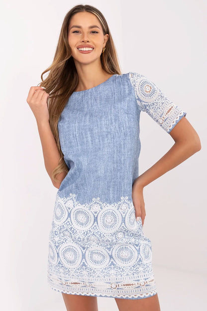 Robe de jour Silence d’Azur bleu | Zachoo
