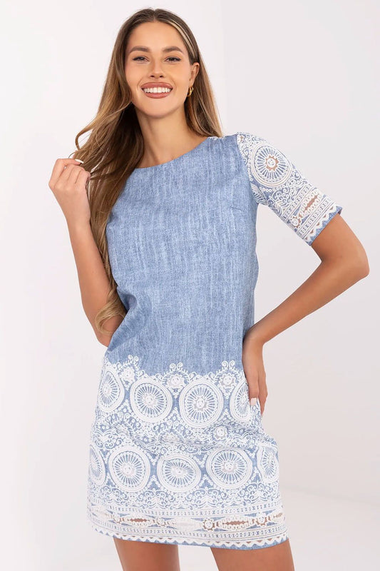 Robe de jour Silence d’Azur bleu | Zachoo