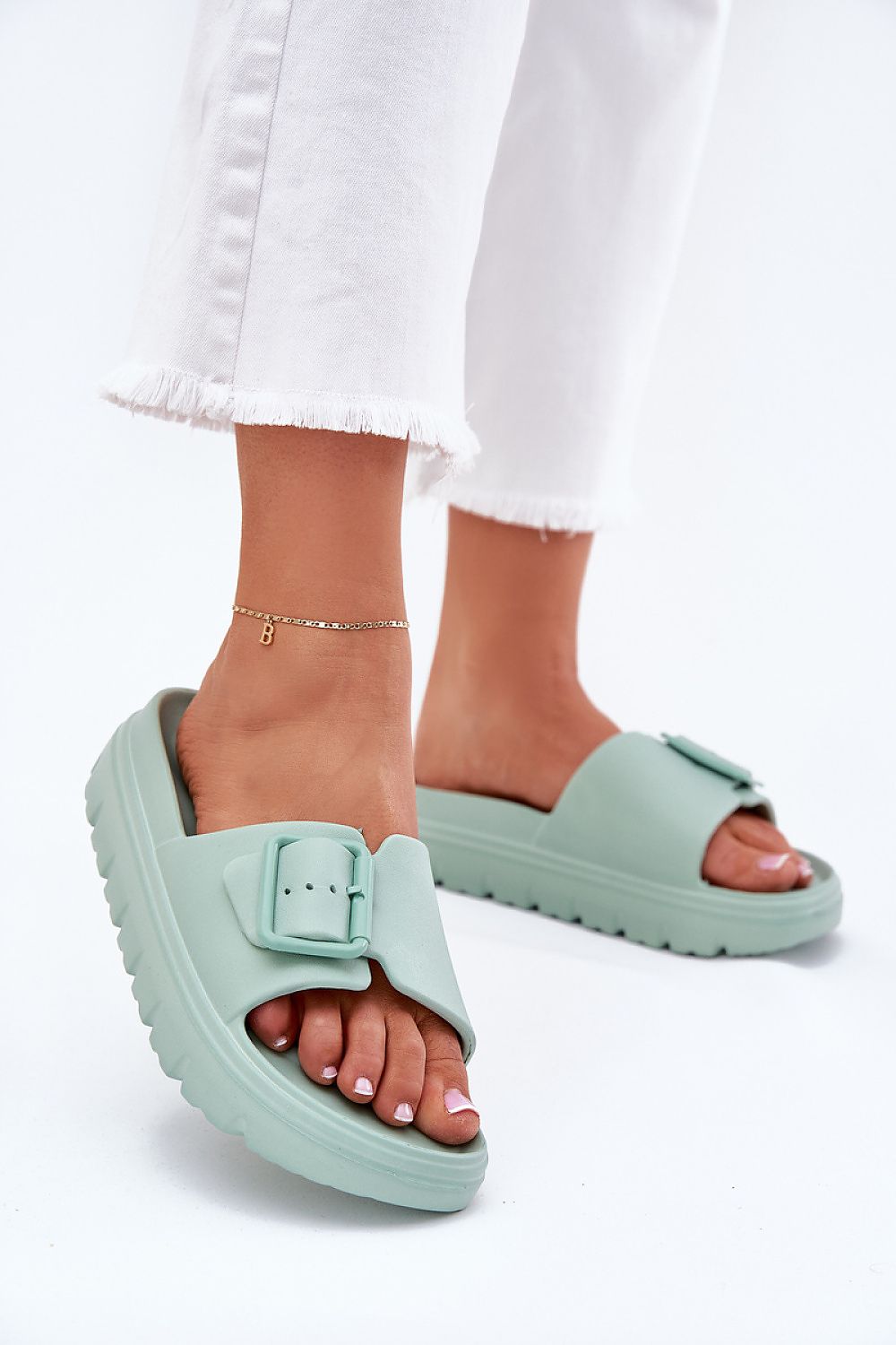 Sandale Melaya Foam vert | Zachoo