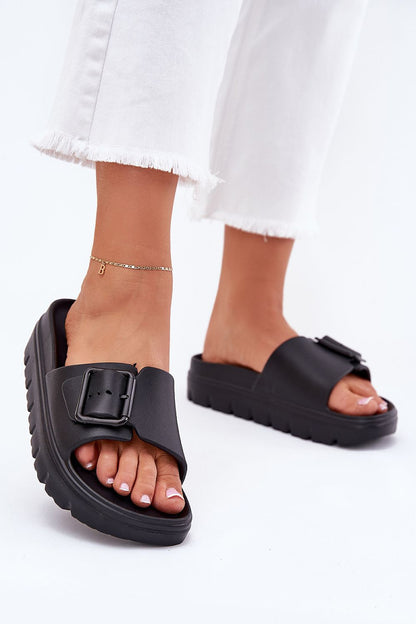 Sandale Melaya Foam noir | Zachoo
