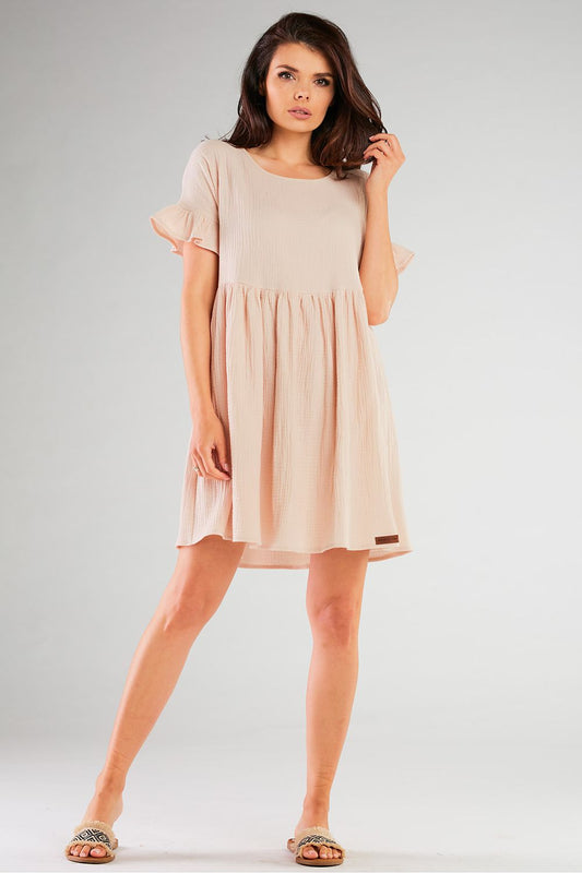 Robe Naelira beige | Zachoo