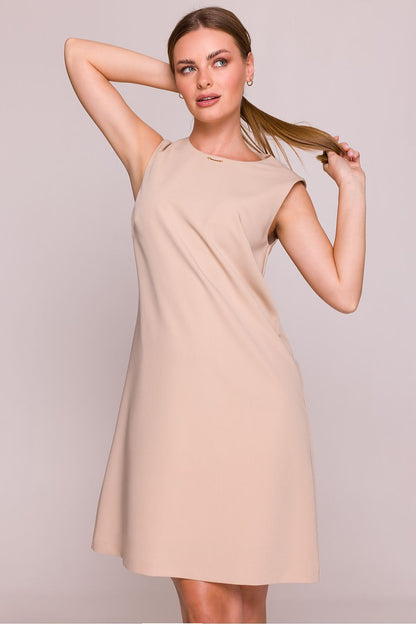 Robe de jour Lueur Infinie beige | Zachoo