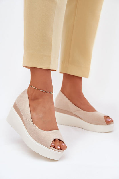 Sandale Cothurnes Noraya Trail beige | Zachoo