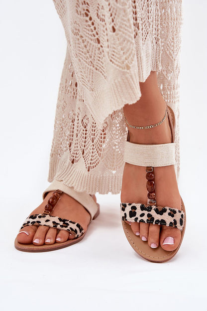 Sandales Albaïa beige | Zachoo