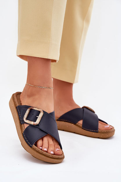 Sandales Briza Forte bleu marine | Zachoo