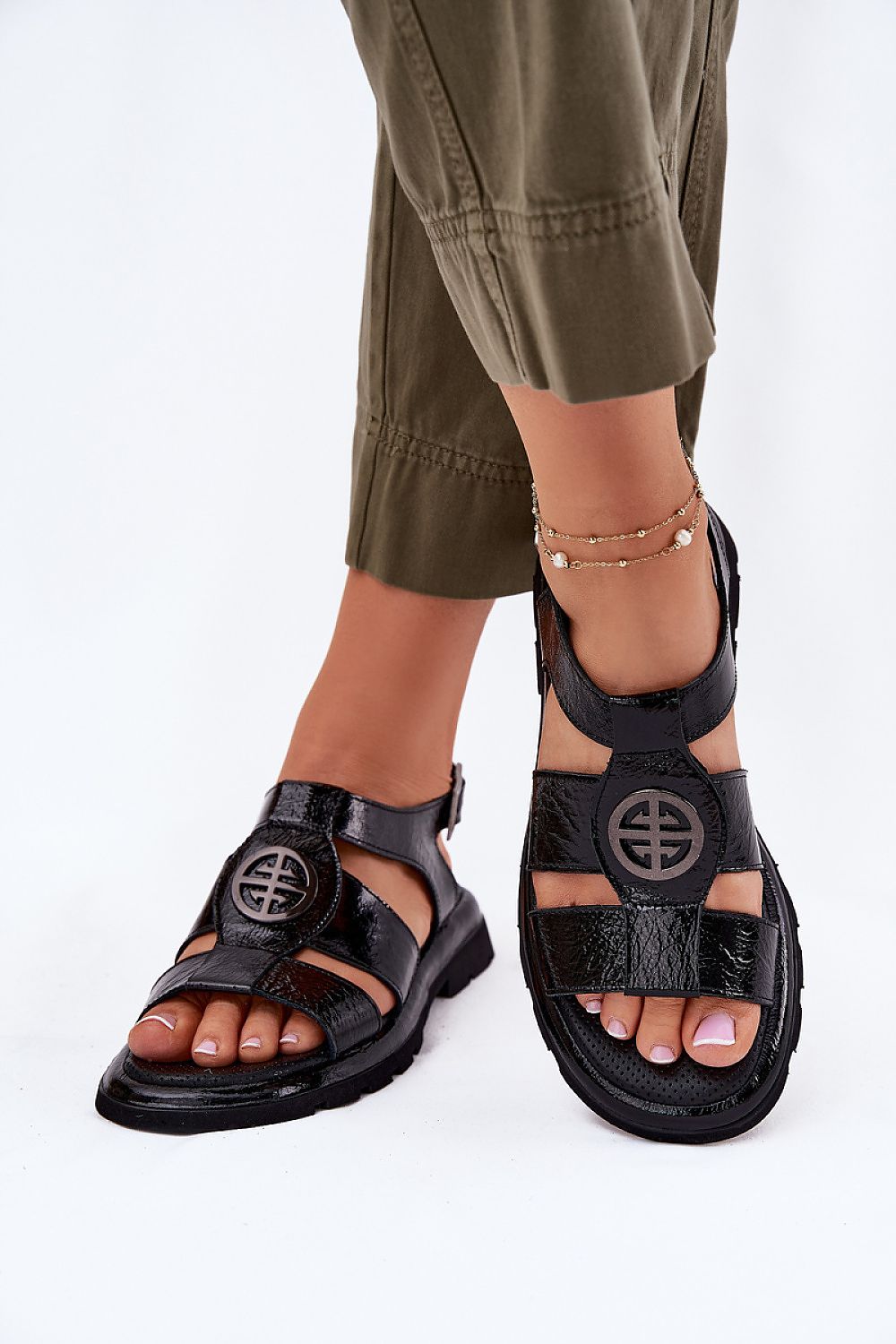 Sandales Zerona Step noir | Zachoo