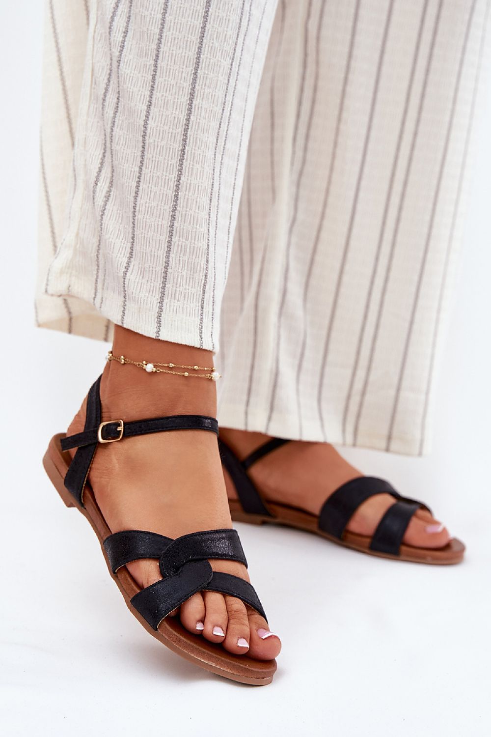 Sandales Elantrix Ease noir | Zachoo