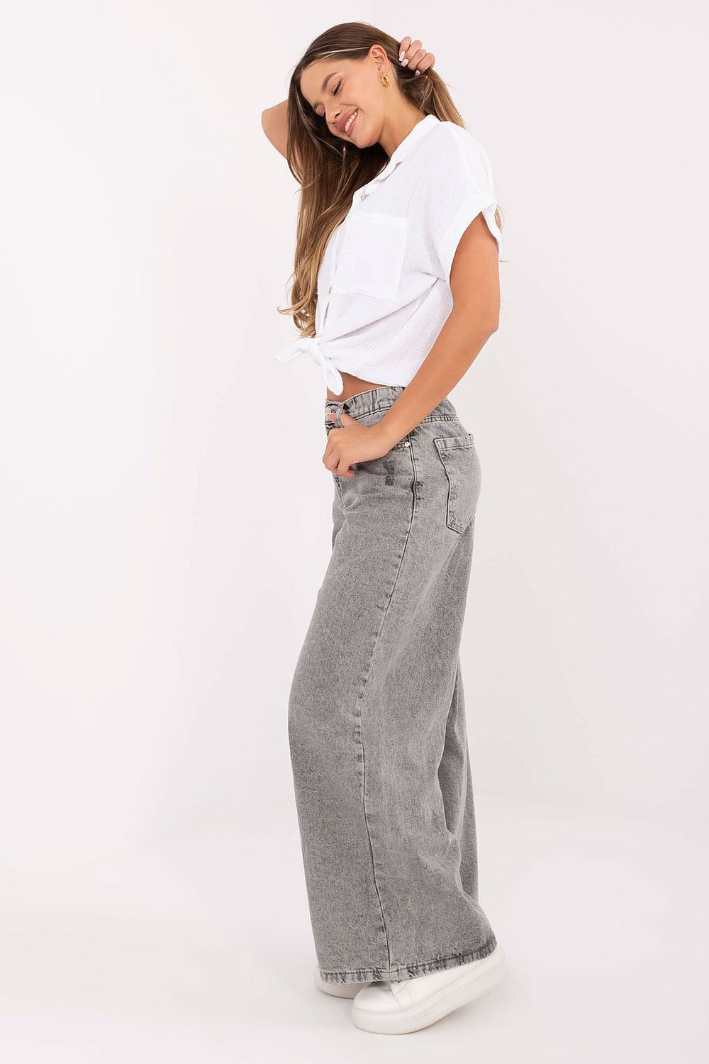 Jean femme droit en coton – Soline | Zachoo