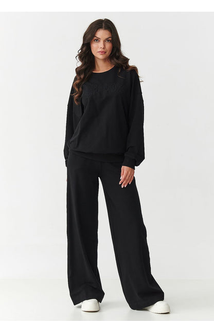 Ensemble femme en coton 2 pièces - Calypso noir | Zachoo