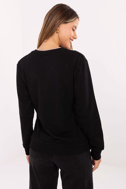 Sweat-shirt femme en coton avec broderie – Naya | Zachoo