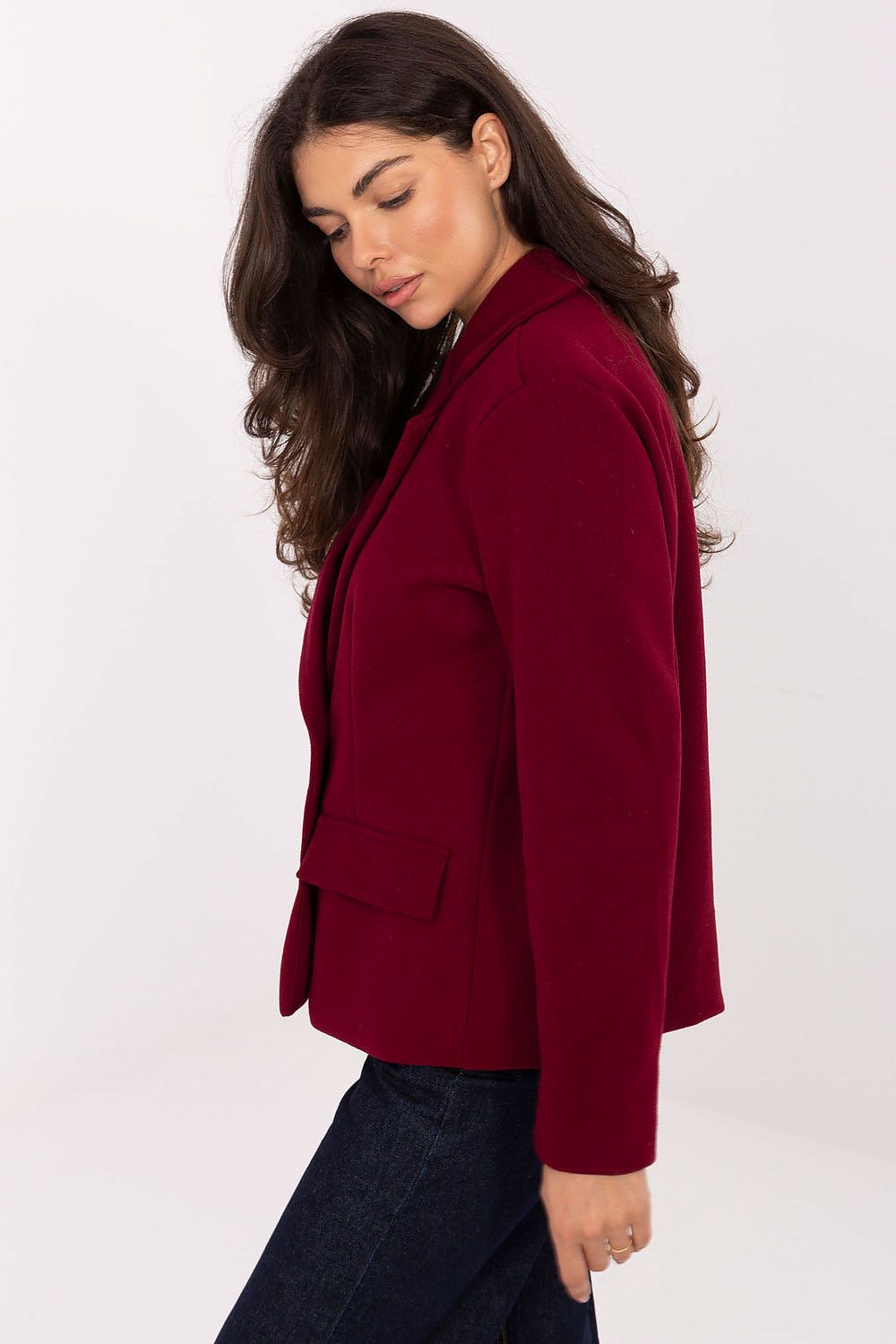 Manteau femme élégant avec revers – Elvoria | Zachoo