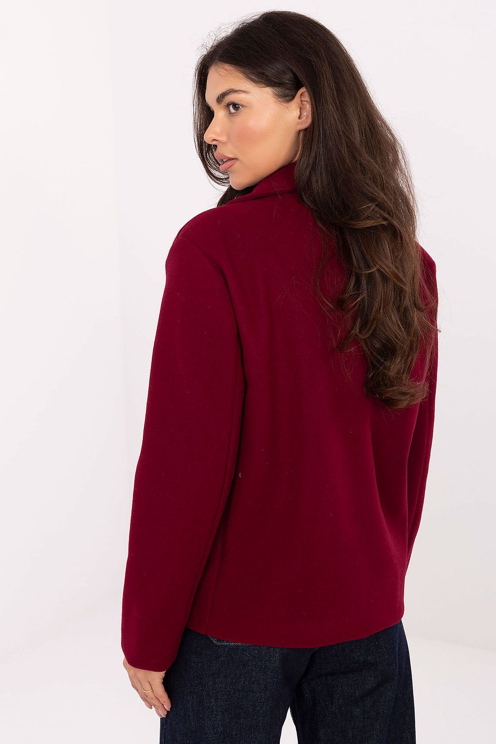 Manteau femme élégant avec revers – Elvoria | Zachoo