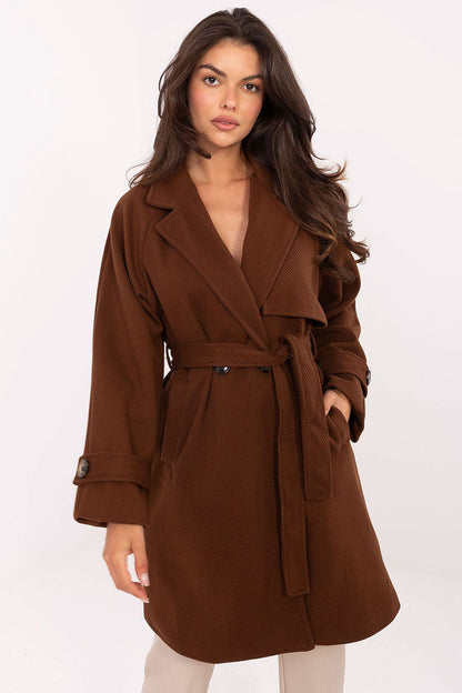 Manteau femme de transition – Aurevia brun universelle | Zachoo