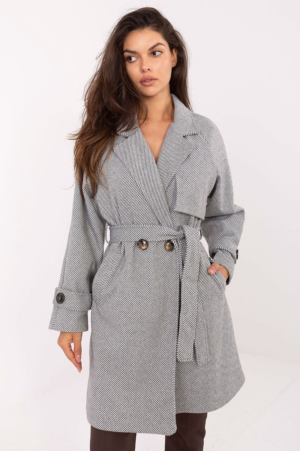 Manteau femme de transition – Aurevia gris universelle | Zachoo