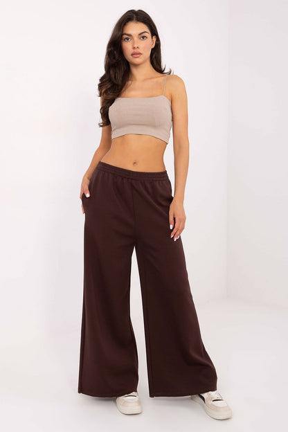 Pantalon palazzo femme – Palessya brun universelle | Zachoo