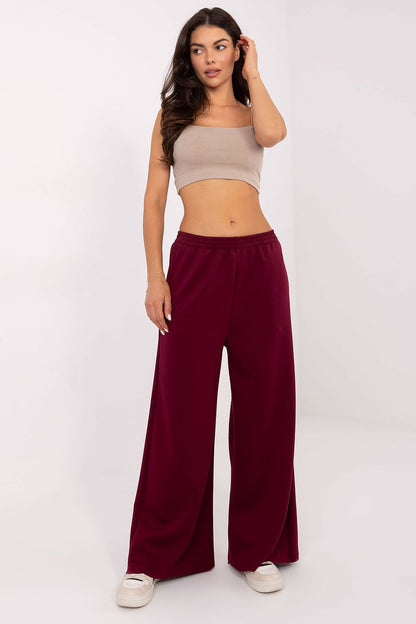 Pantalon palazzo femme – Palessya rouge universelle | Zachoo
