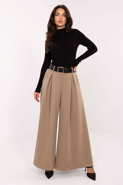 Pantalon palazzo femme - Selene beige universelle | Zachoo