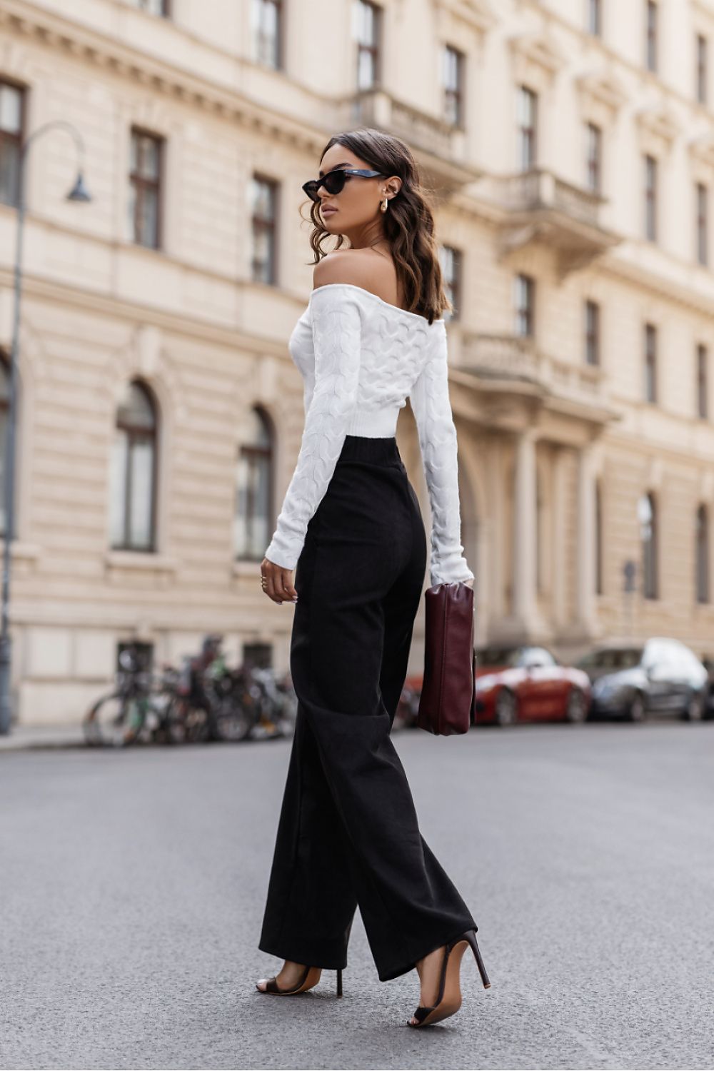 Pantalon coupe droite femme en viscose - Livia | Zachoo