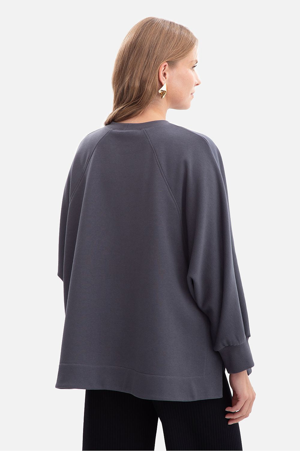 Sweatshirt oversize en coton structuré – Contour | Zachoo